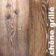 Plancher chêne effet wagon brule - 22 x 220 mm
