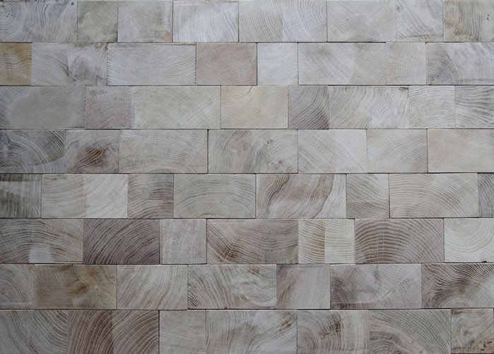 Parquet massif en bois de bout Chêne - 20 x 45 x 75 mm - brut