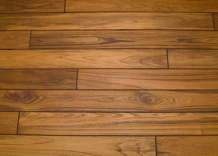 Parquet massif Teck Birman - 11 x 95 mm - brut