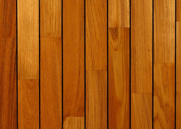 Parquet massif Teck Birman - 11 x 95 mm - brut