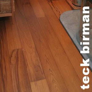 Accueil en Teck Birmanie