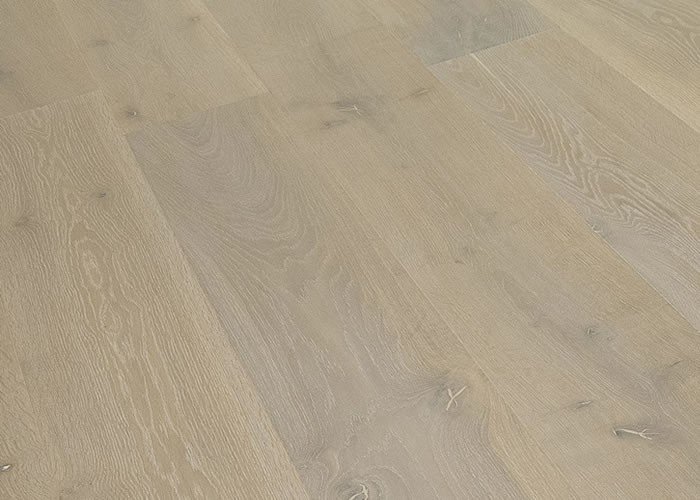 Parquet contrecollé Chêne Rustique/Campagne - 14 x 240 mm - huilé blanc - LMFI