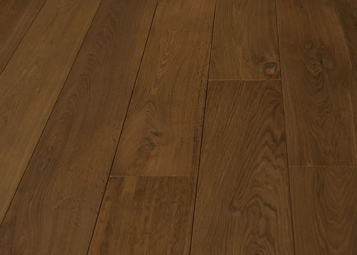 Parquet Contrecollé Chêne RU/CA - 16 x 180 mm - huilé - fumé - DDHE