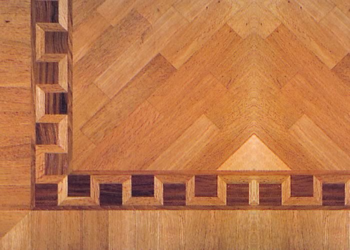 Frise parquet en marqueterie Puccini 10 mm