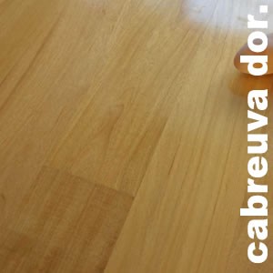 Parquet contrecollé Cabreuva Dorada - 13 x 90 mm - verni satiné