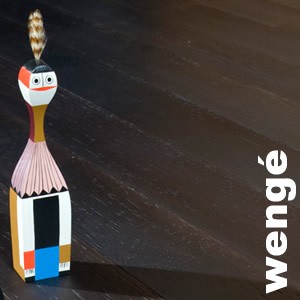 Parquet massif brut en Wenge ou Panga Panga