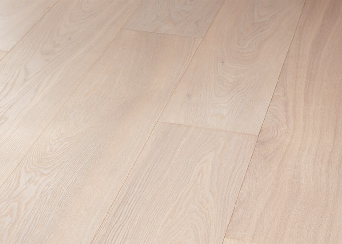 Parquet Contrecollé Chêne Premium - 15 x 189 x 1860 mm - Huilé Blanc