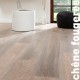 Parquet Contrecollé Chêne Rustique - 15 x 189 x 1860 mm - Huilé Gris Clair - Brossé - Cérusé - Fumé