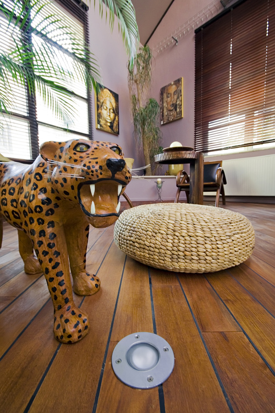 parquet salle de bain teck acacia