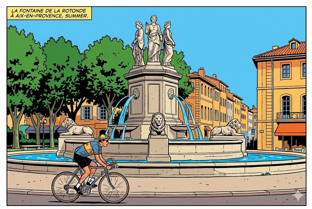 fontaine aixoise cours mirabeau