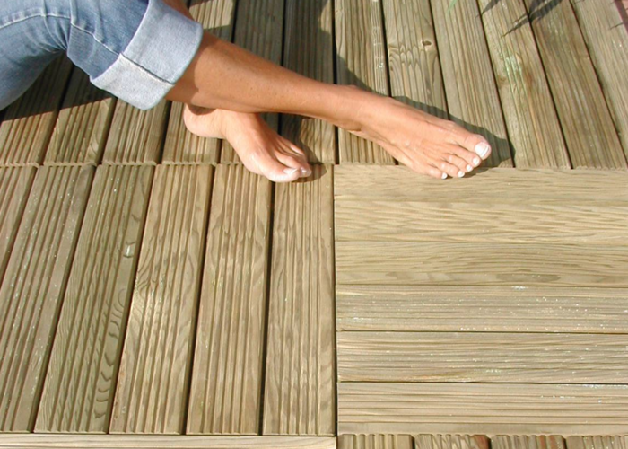 Cailleboti en pin autoclavé