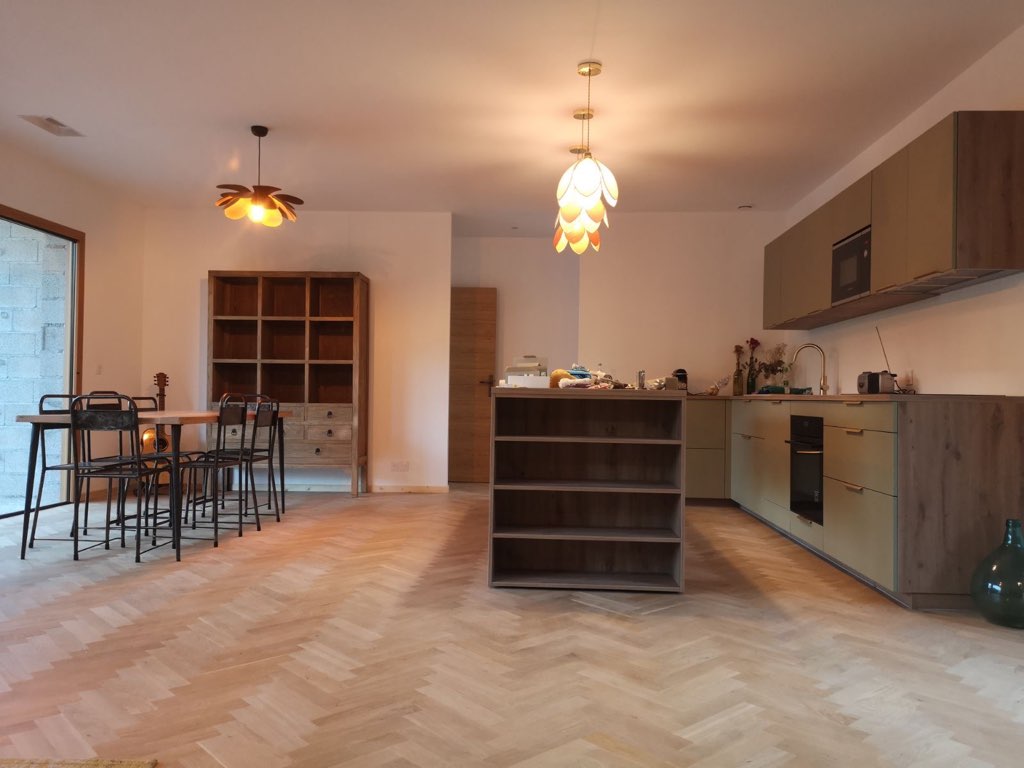 Chantier de parquet en Corse