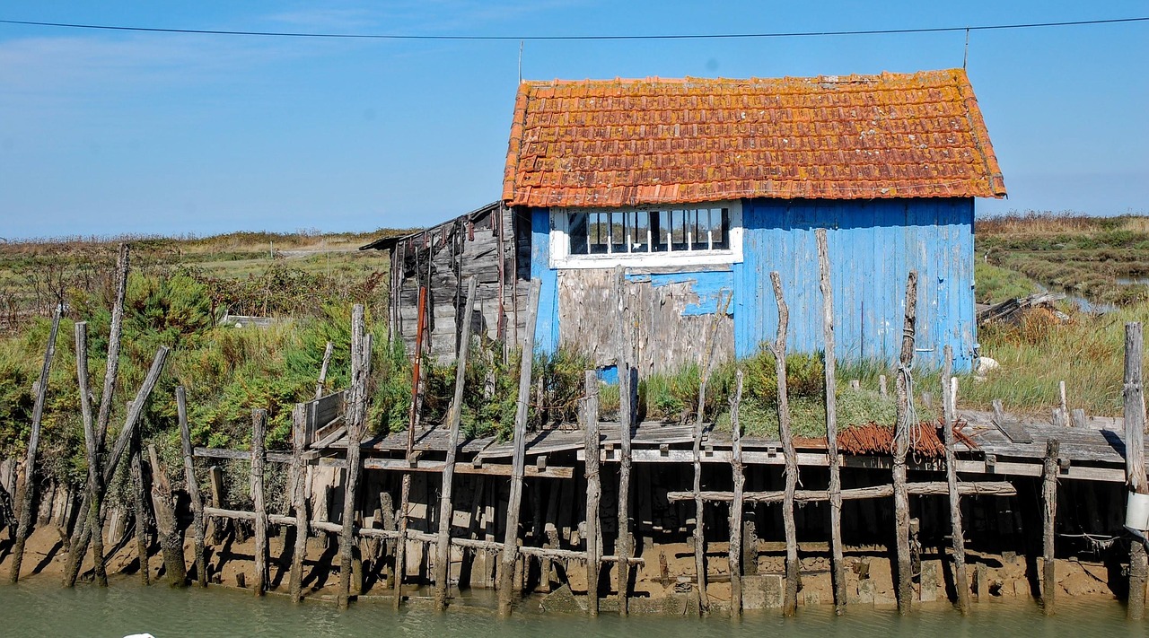 Maison de pêcheur sur l'ile d'oleron