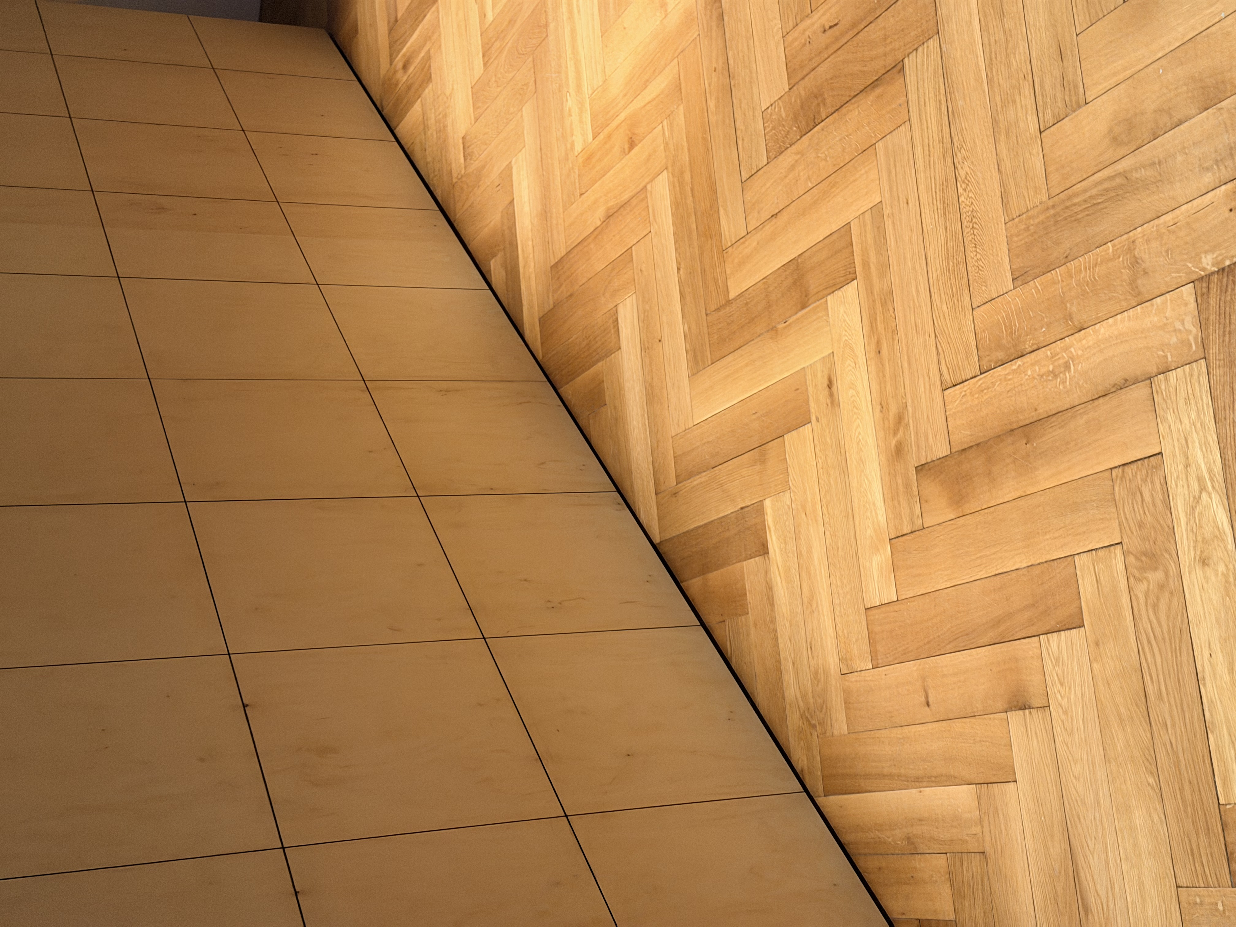 chantier de parquet à Mulhouse