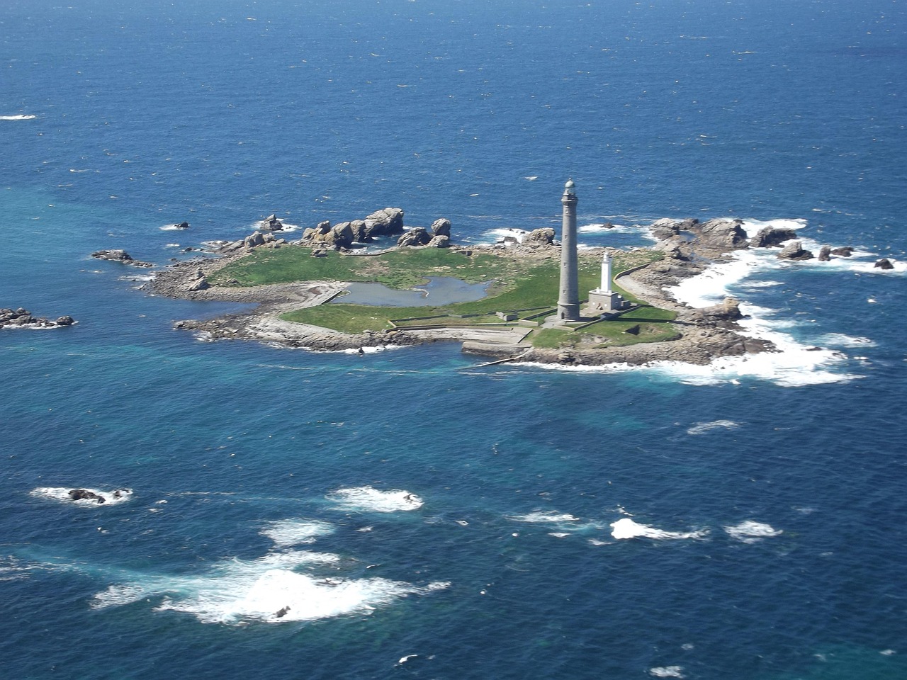 ile bretonne cote emeraude Saint-Malo maree basse