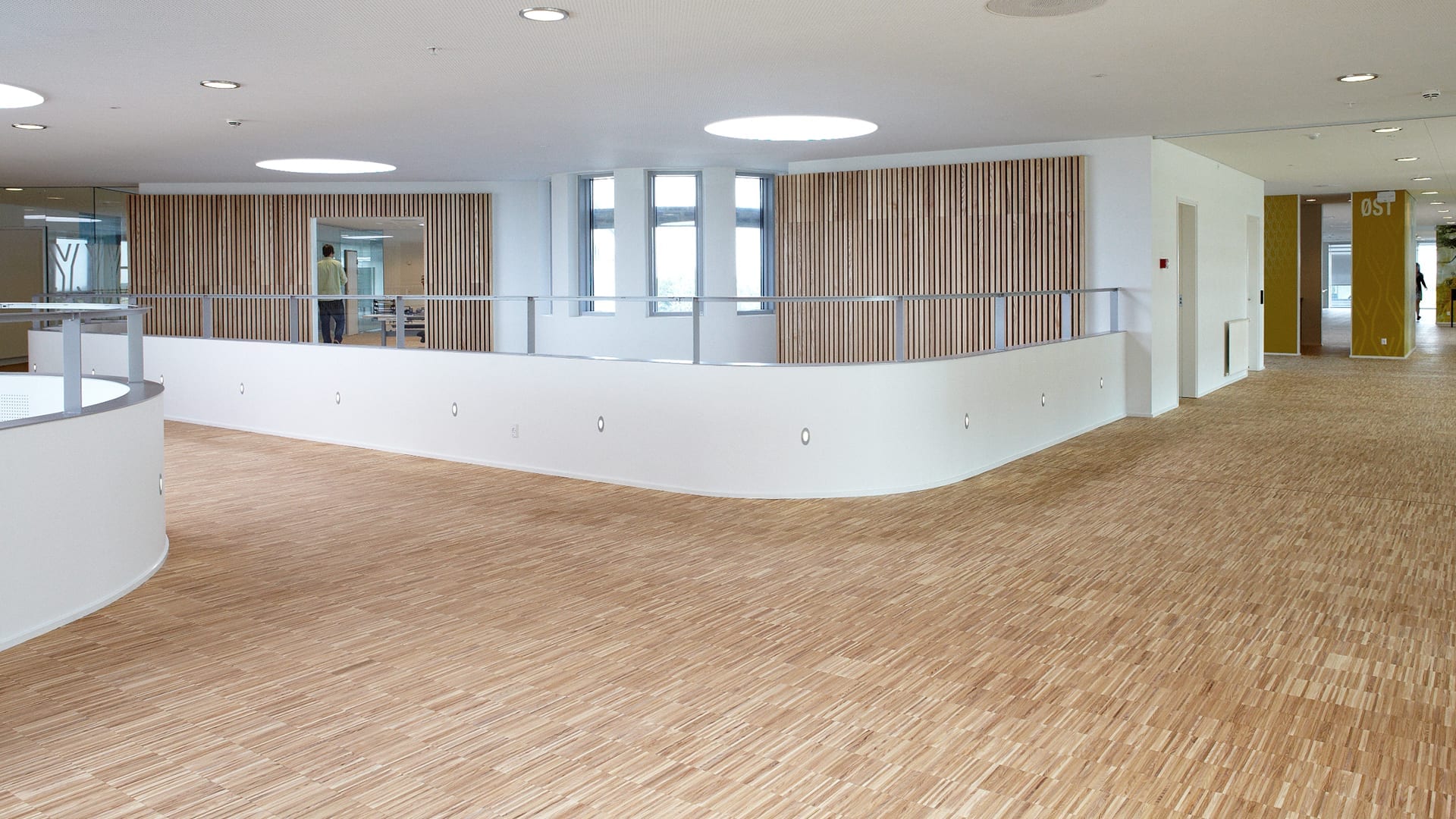 Chantier parquet chêne industriel, architecte Ubik Strasbourg – Floorz La Grande Parqueterie