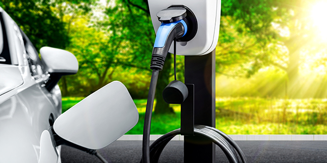 Borne de recharge véhicule électrique Floorz La Grande Parqueterie