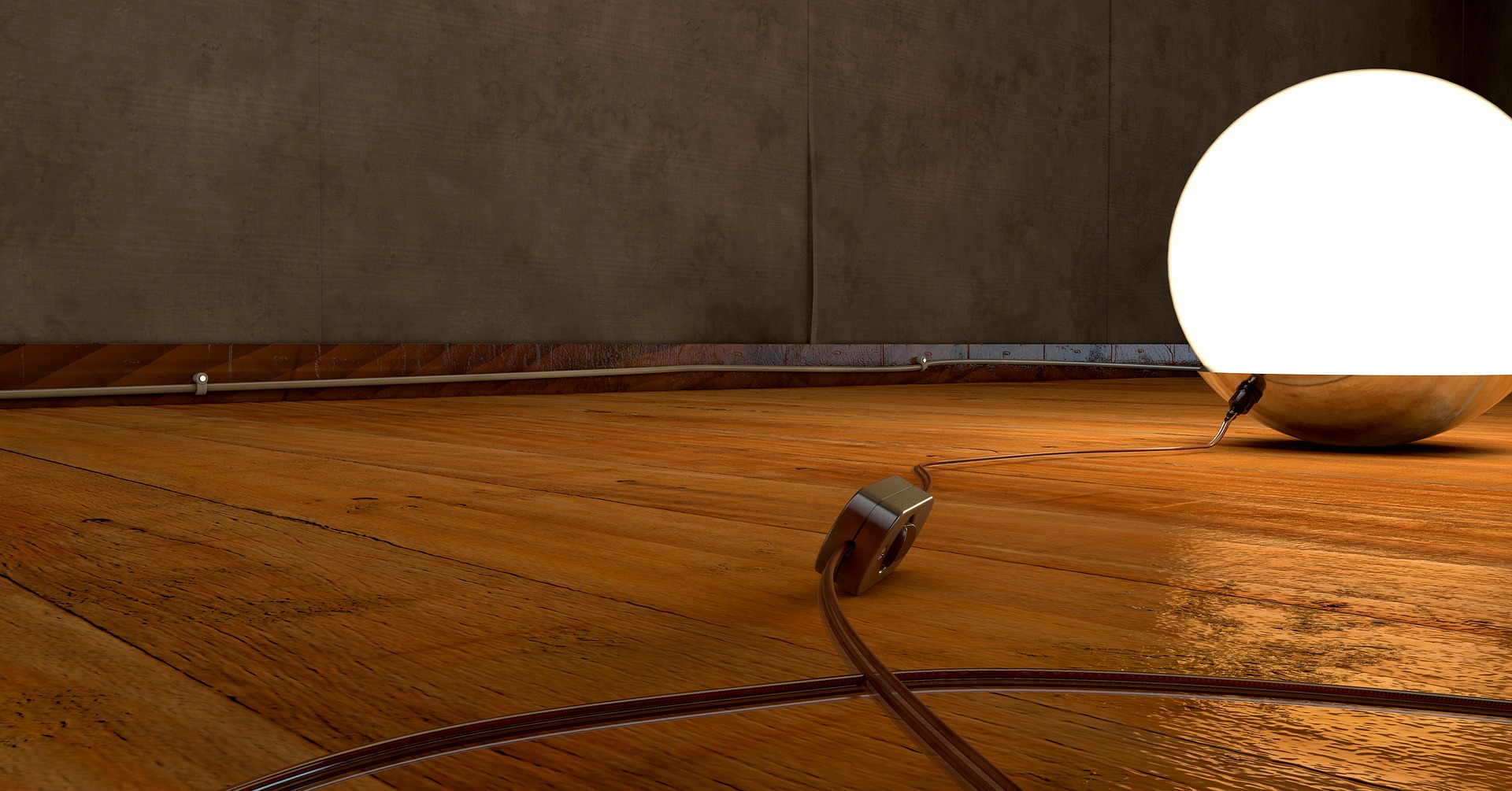 parquet et plinthes assortis — salon lumineux — finition bois naturel