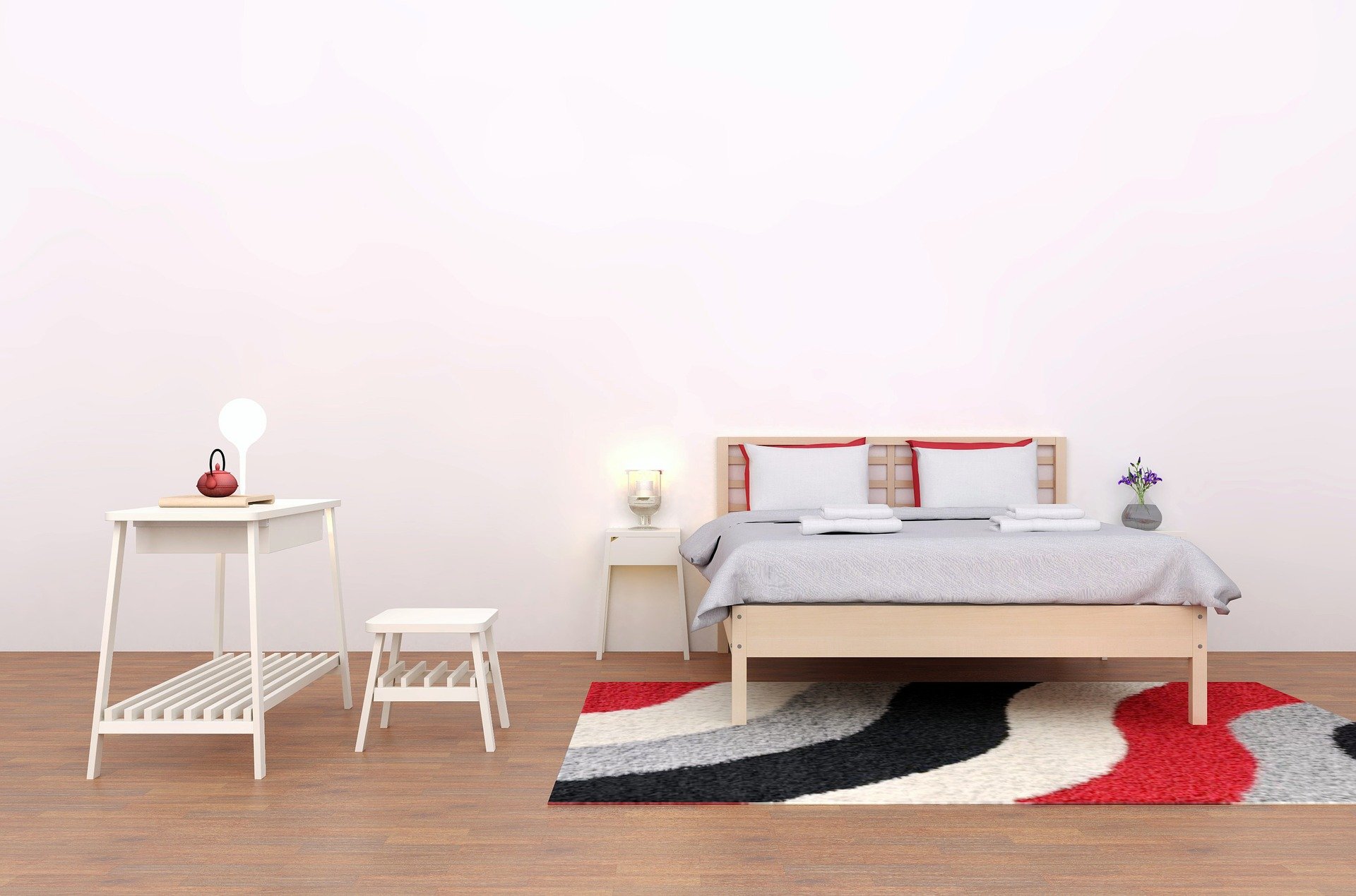 Parquet contrecollé Chêne — chambre lumineuse — finition huilée naturelle