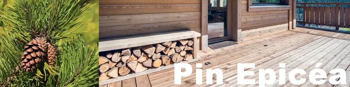 Lames de bardage en épicéa scandinave (Abies alba) — classe 2, grain fin, bois clair nacré, bardage intérieur extérieur