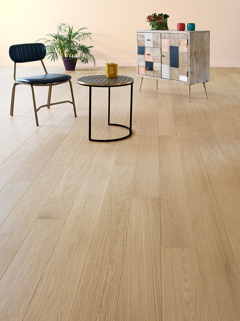 Parquet massif en chêne