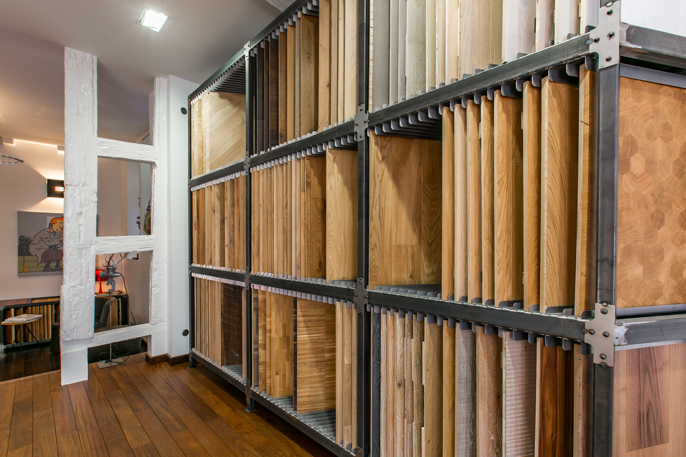 showroom parquet bois contrecollé massif pas cher
