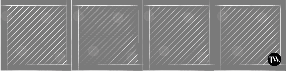 Panneau de parquet motif Louvres — variante Versailles encastrée