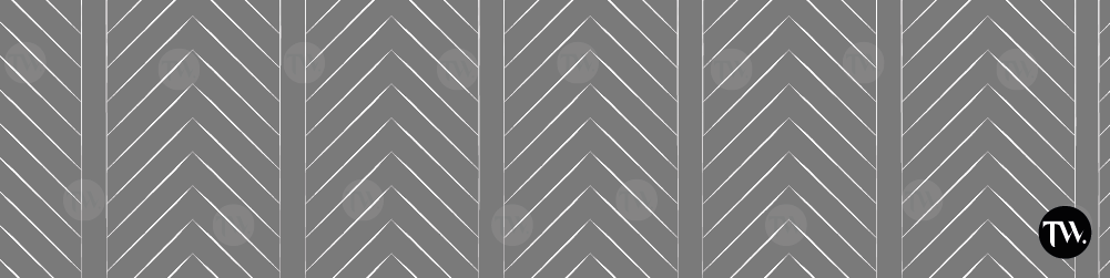 Parquet point de Hongrie pose en échelle double — motif fougère complet