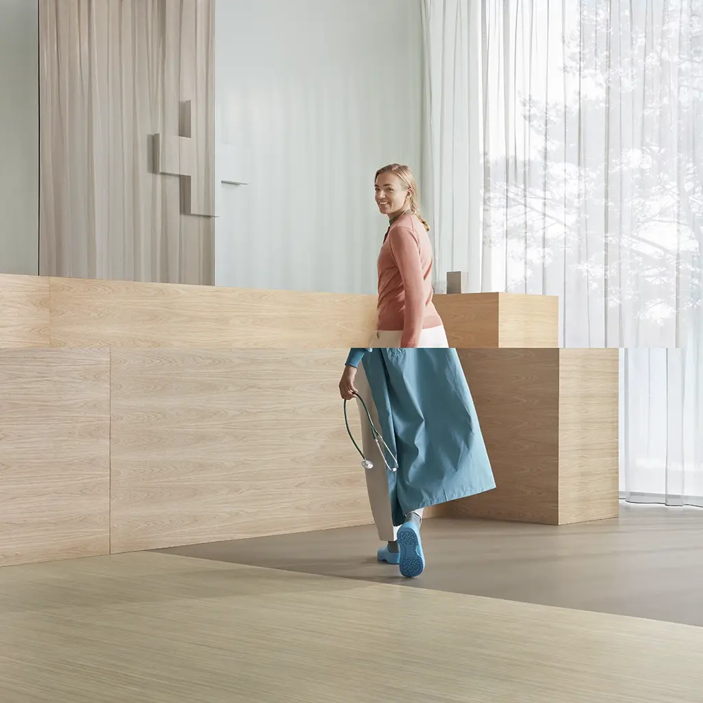 projet Marmoleum Forbo réalisé par Floorz La Grande Parqueterie