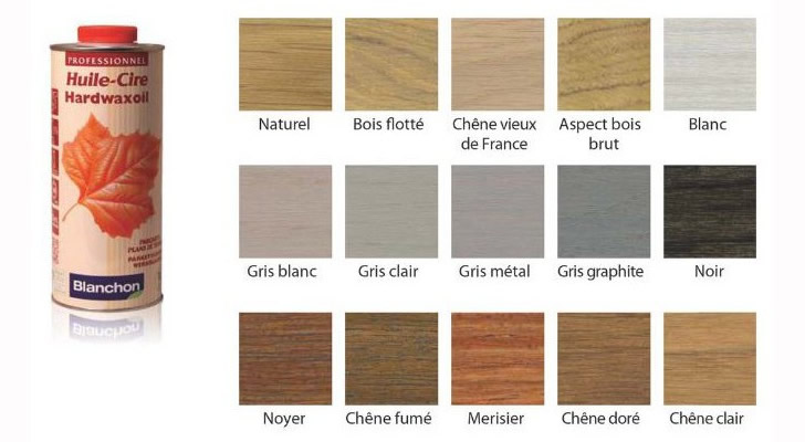 huile teinte de blanchon pour parquet