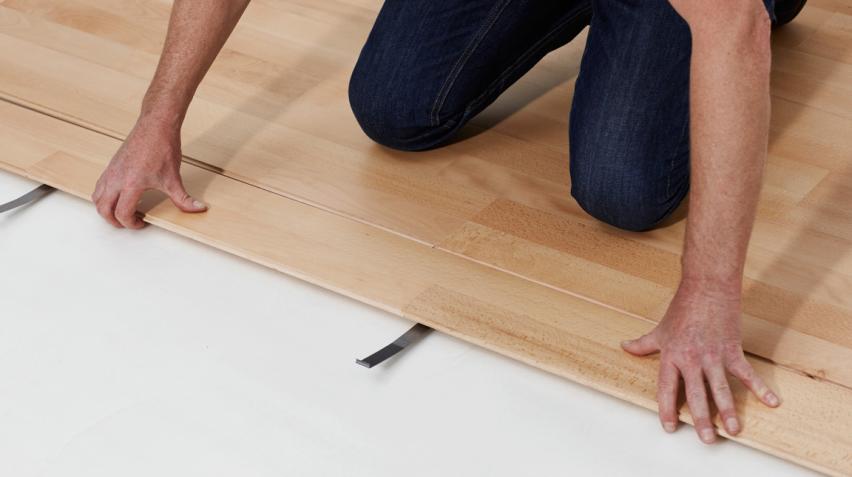 préparation support pose parquet massif flottant