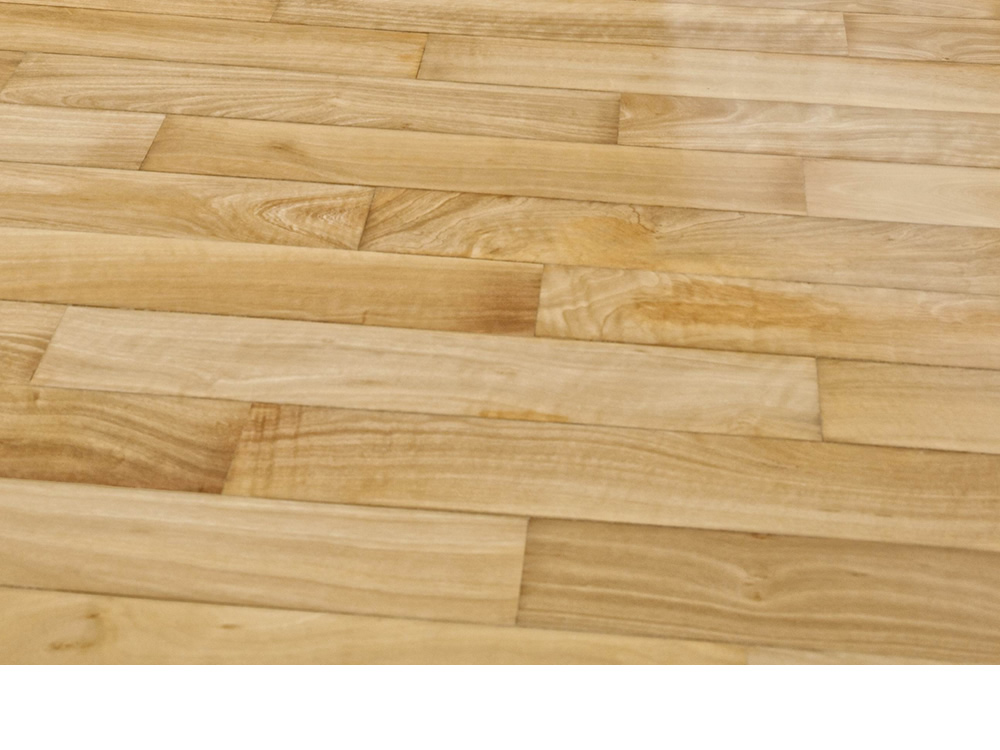parquet massif en olivier blanc