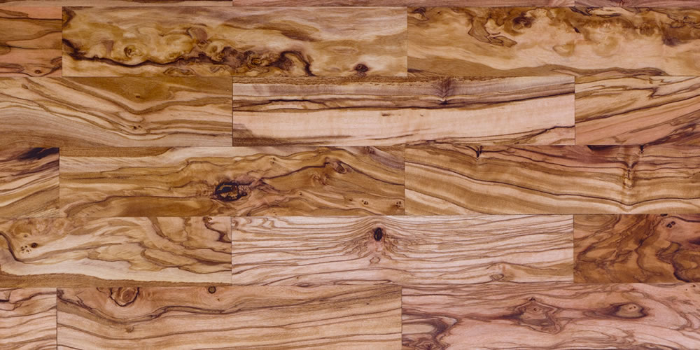 parquet massif olivier noeuds